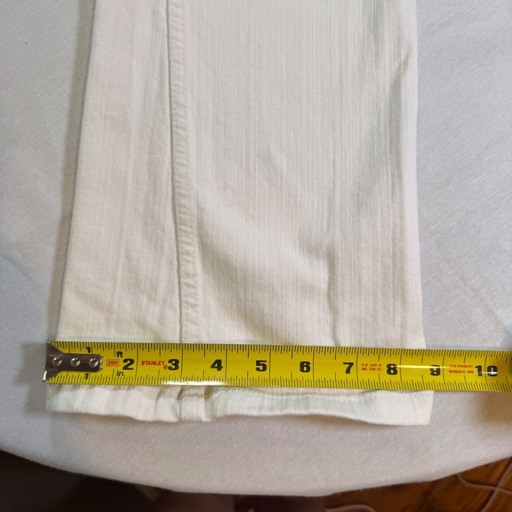 The Limited Jeans Women 6 White Bootcut Stretch Cotton Denim Pants Preppy - Picture 8 of 8